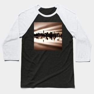 Melbourne Docklands landscape Photo Baseball T-Shirt